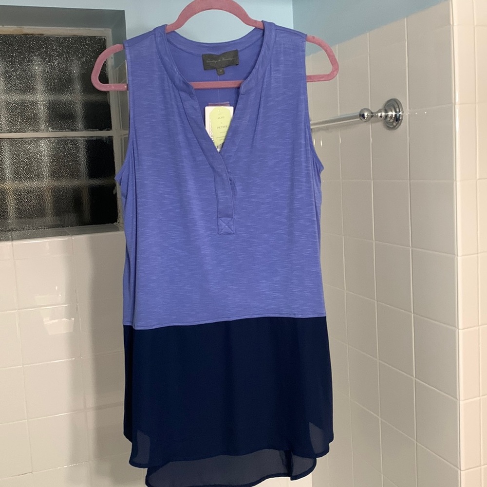 Anthropologie Tunic Sleeveless Shirt in Medium